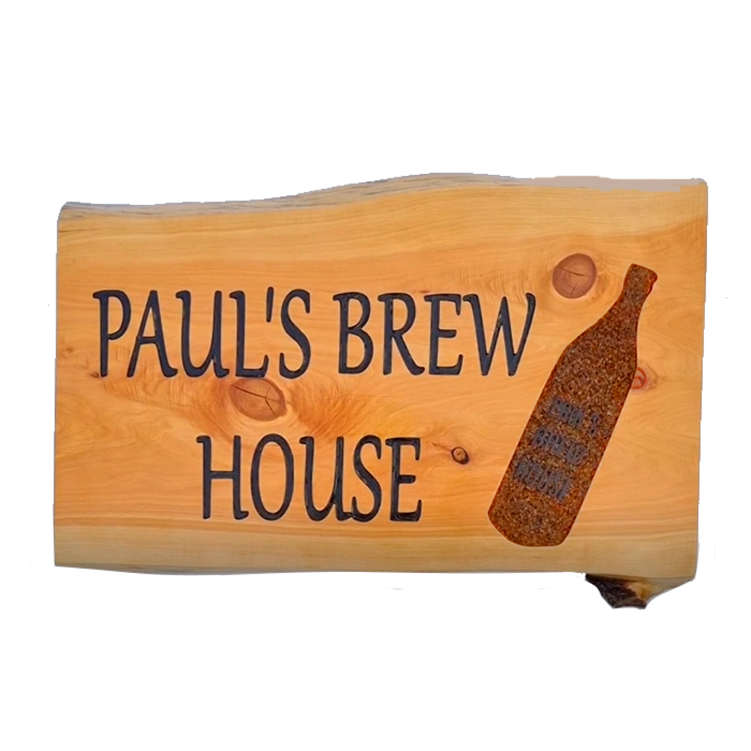 Macrocarpa 'Paul's Brew House' Sign image 0